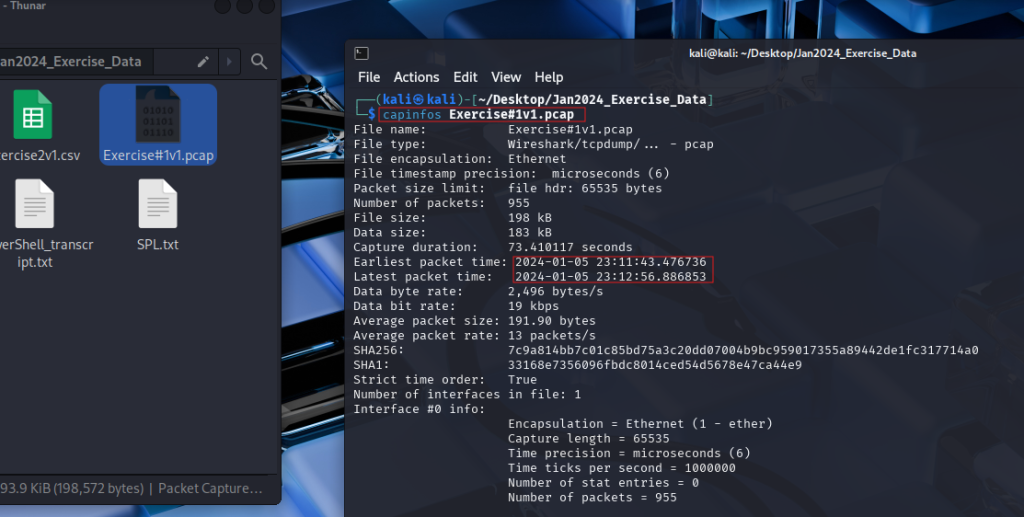 capinfos timeframe check
